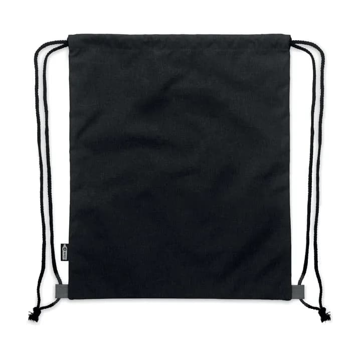 Beutel mit Kordelzug RPET - LIBAG - Schwarz