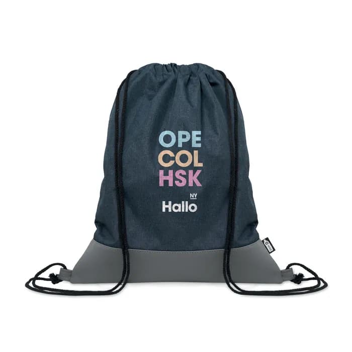 Beutel mit Kordelzug RPET - LIBAG - Marineblau