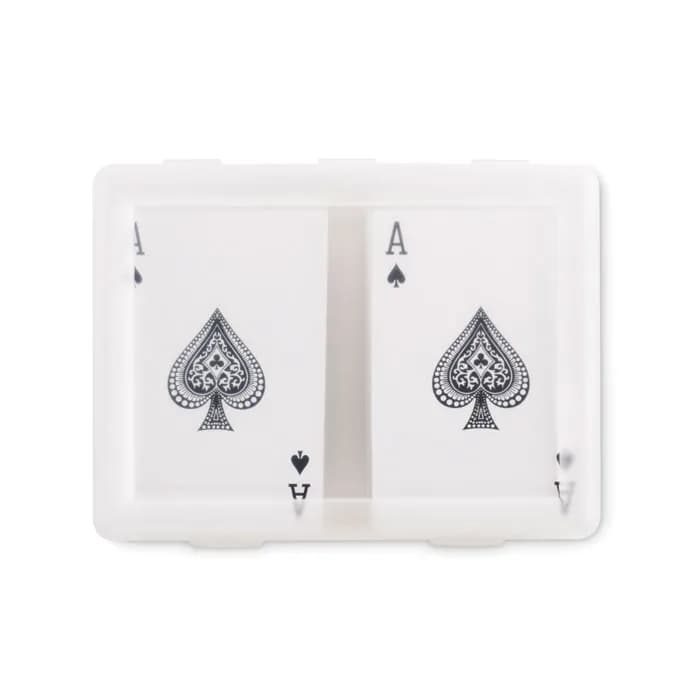 Klassisches Spielkarten-Set - PLAYCARD - Transparent