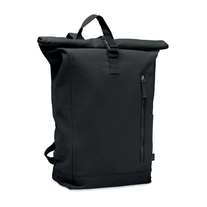 Rolltop-Rucksack 390 g/m² - KAMET - Schwarz