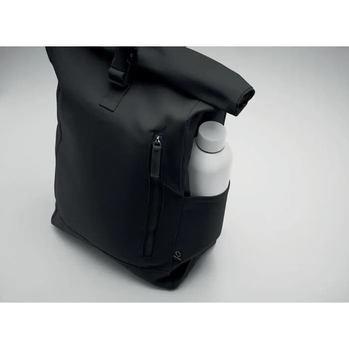 Rolltop-Rucksack 390 g/m² - KAMET - Schwarz