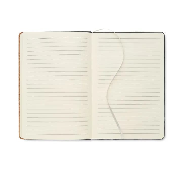 DIN A5 Notizbuch RPET-Filz - CORKBOOK - Steingrau