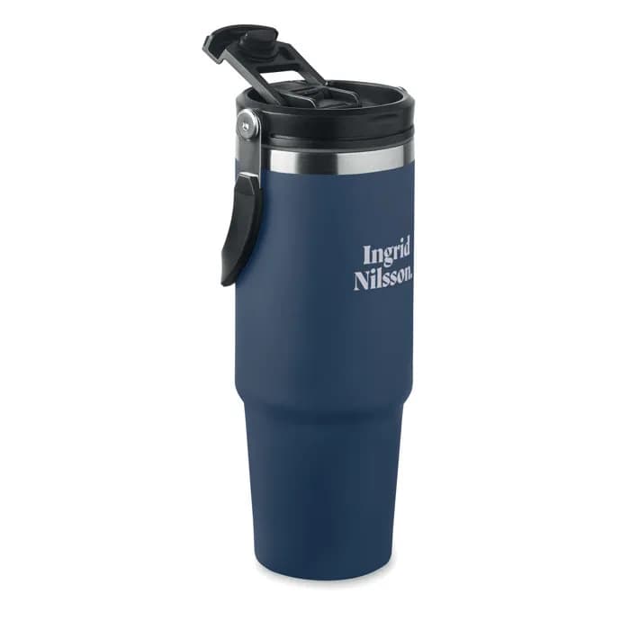 Doppelwandiger Becher 850 ml - SUMA HAND - Marineblau