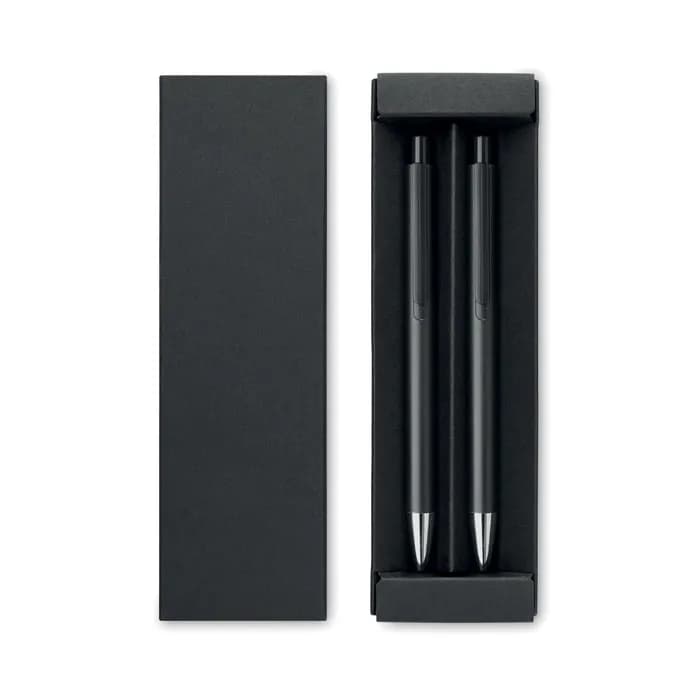 Schreibset recyceltes Alu - ORWELL - Schwarz