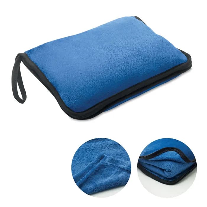 Reisedecke Flanell 220g/m² - COZY - Blau