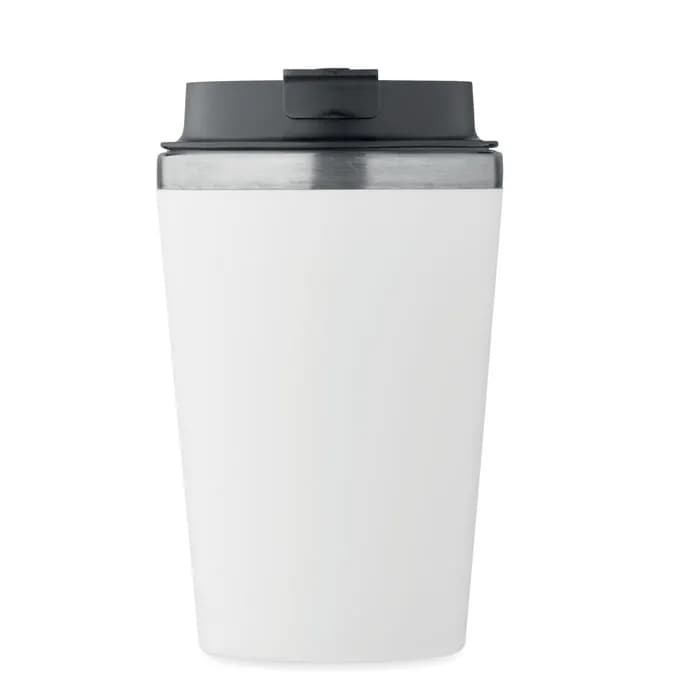 Doppelwandiger Becher 350 ml - BLERM - Weiß
