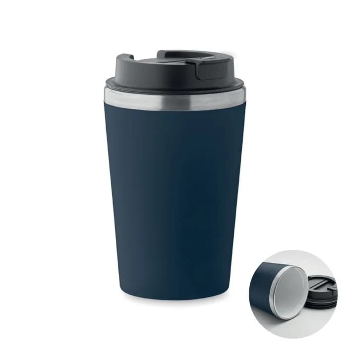 Doppelwandiger Becher 350 ml - BLERM - Marineblau