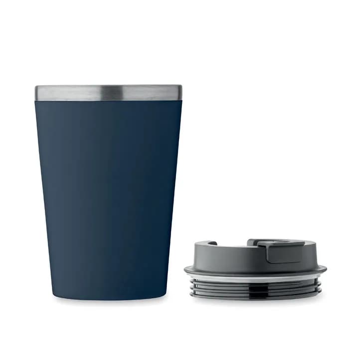 Doppelwandiger Becher 350 ml - BLERM - Marineblau