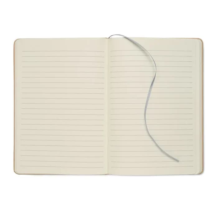 DIN A5 Notizbuch für Gravur - ROUTE - Silber