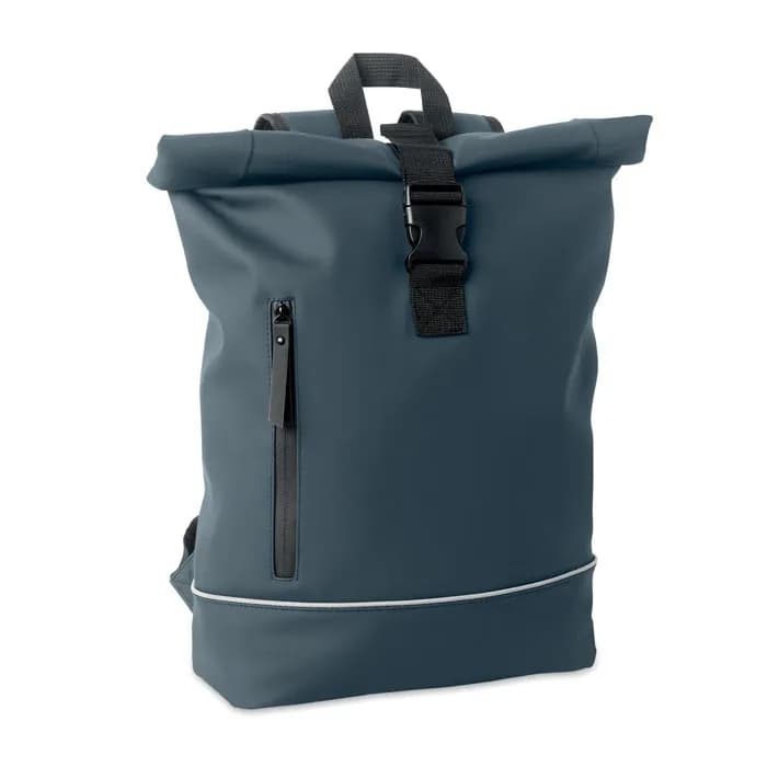 15" Rolltop-Laptop-Rucksack - LAPTOSA - Marineblau