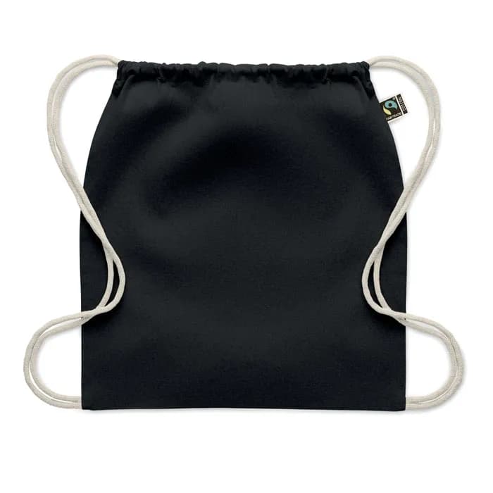 Kordelzugbeutel Fairtrade 180g - OSOLE DRAW COLOUR - Schwarz