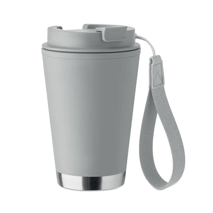 Doppelwandiger Becher 300 ml - TOPIZ - Grau