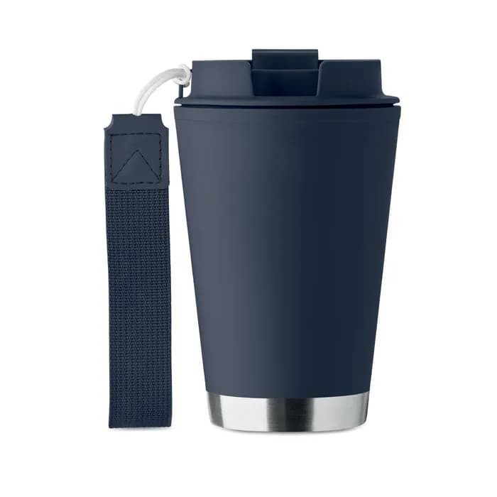 Doppelwandiger Becher 300 ml - TOPIZ - Marineblau