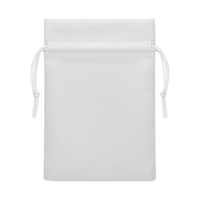 Kleiner Beutel RPET Non-Woven - OKURIMONO - Weiß