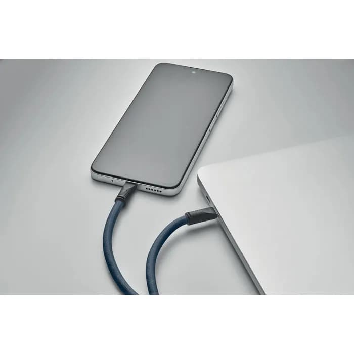 60W Lanyard-Ladekabel - COCHARGE - Marineblau