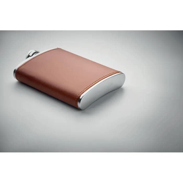 Flachmann 200 ml - SLIMMY - Braun