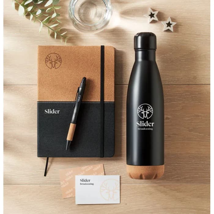 Geschenk-Set 3-teilig - CADEAU - Schwarz