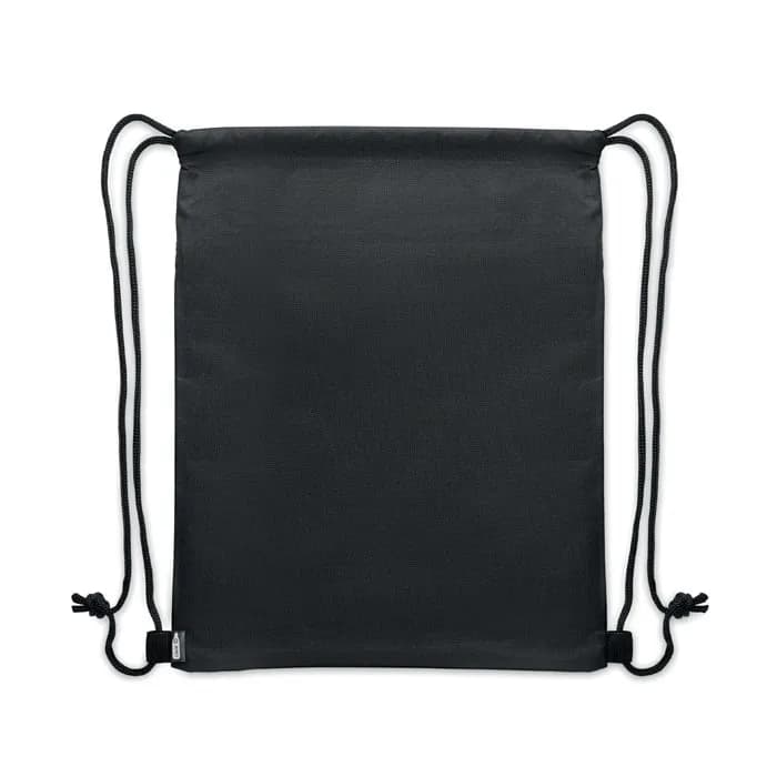 Beutel mit Kordelzug 600D RPET - BANGKOK BAG - Schwarz