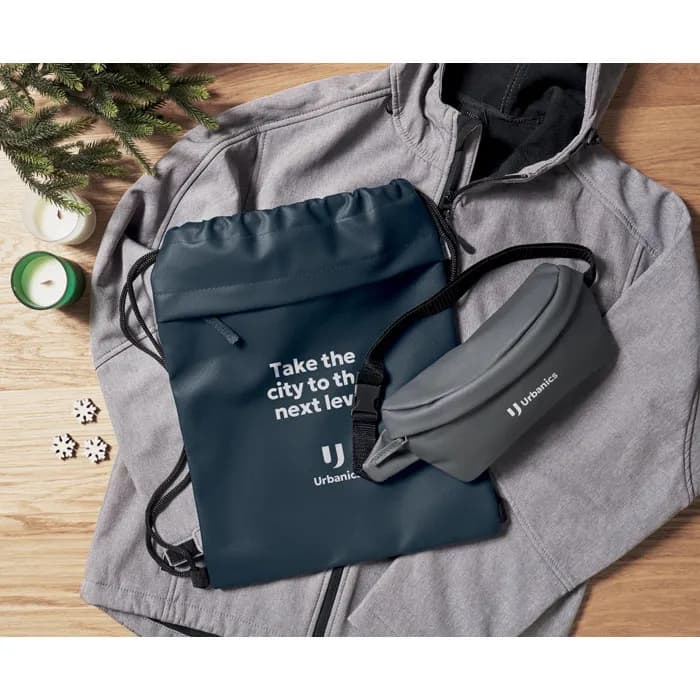 Beutel mit Kordelzug 600D RPET - BANGKOK BAG - Blau