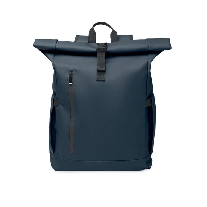 Rolltop-Rucksack 600D RPET - BANGKOK ROLL - Blau