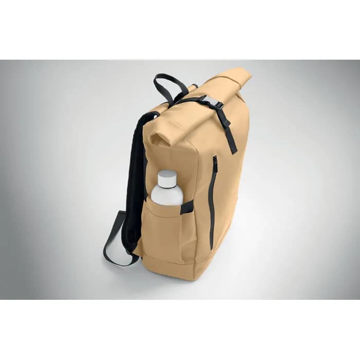 Rolltop-Rucksack 600D RPET - BANGKOK ROLL - Khaki