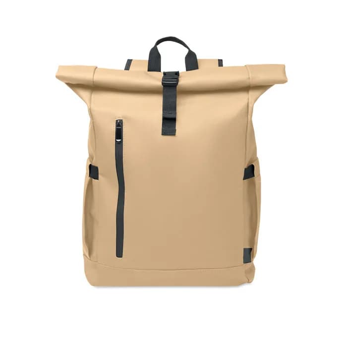 Rolltop-Rucksack 600D RPET - BANGKOK ROLL - Khaki