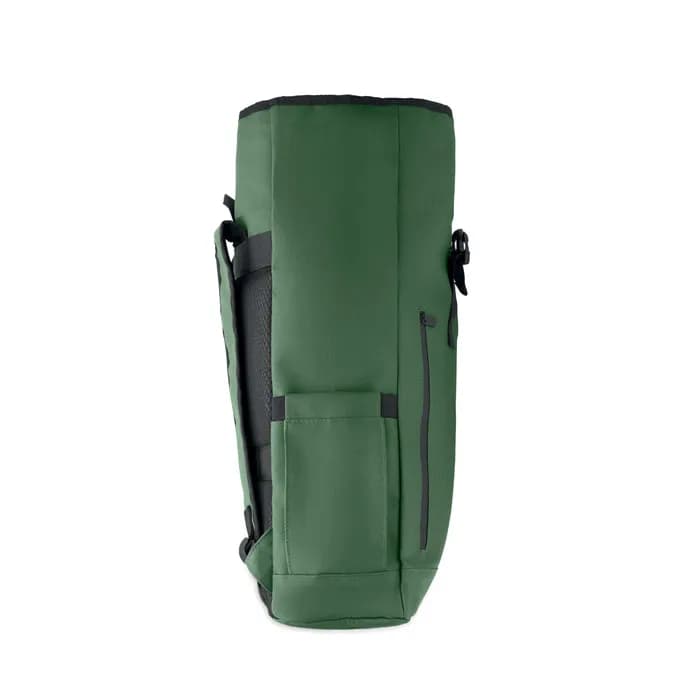 Rolltop-Rucksack 600D RPET - BANGKOK ROLL - Dunkelgrün