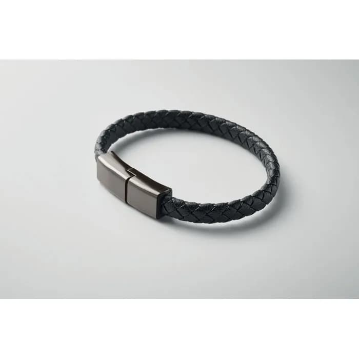 60W Flecht-Armband-Ladekabel - FAULETI CHARGE - Schwarz