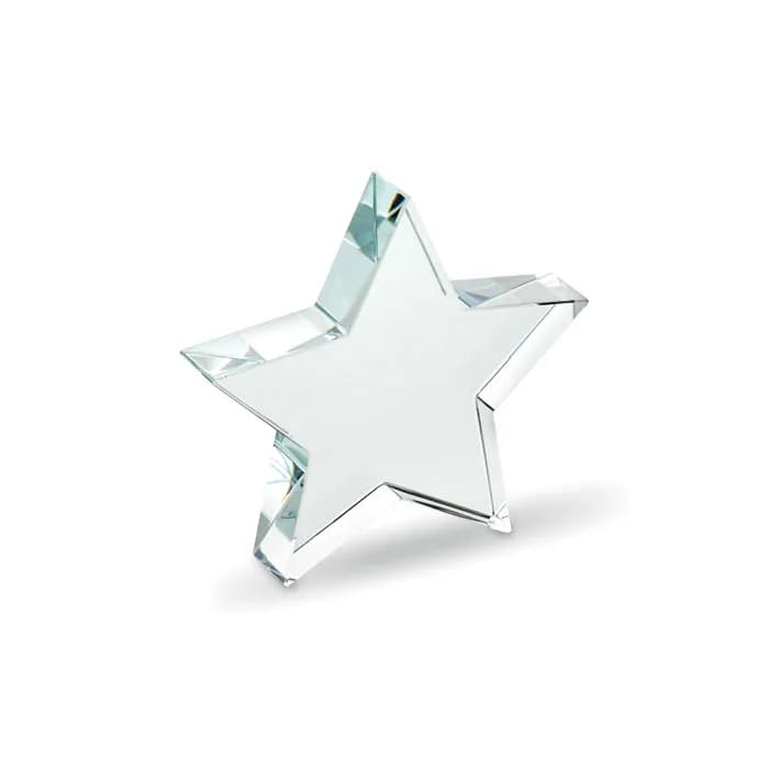 Glas-Pokal Stern - STARWARD - Transparent