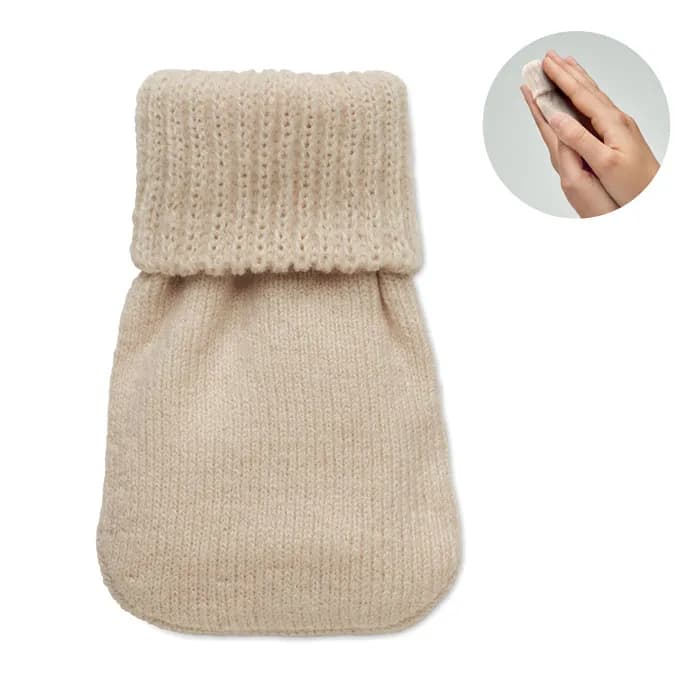 Gel-Wärmekissen mit Bezug - WARMMUFF - Beige
