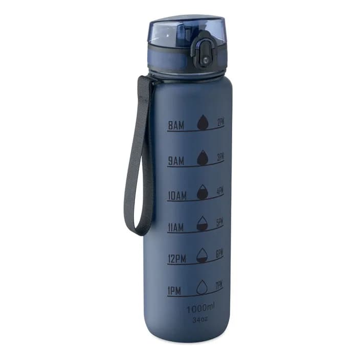 Sport-Trinkflasche RPET 1L - ISFORDEN MARK - Marineblau