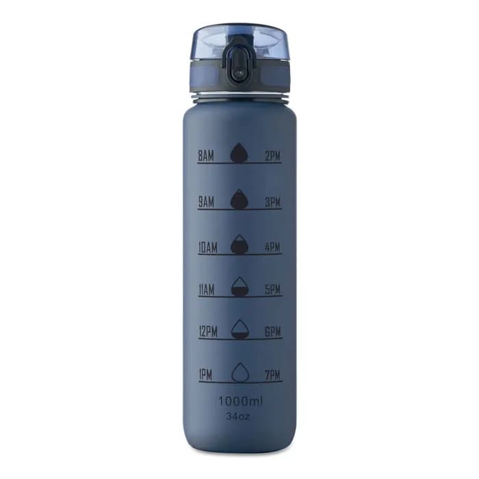 Sport-Trinkflasche RPET 1L - ISFORDEN MARK - Marineblau