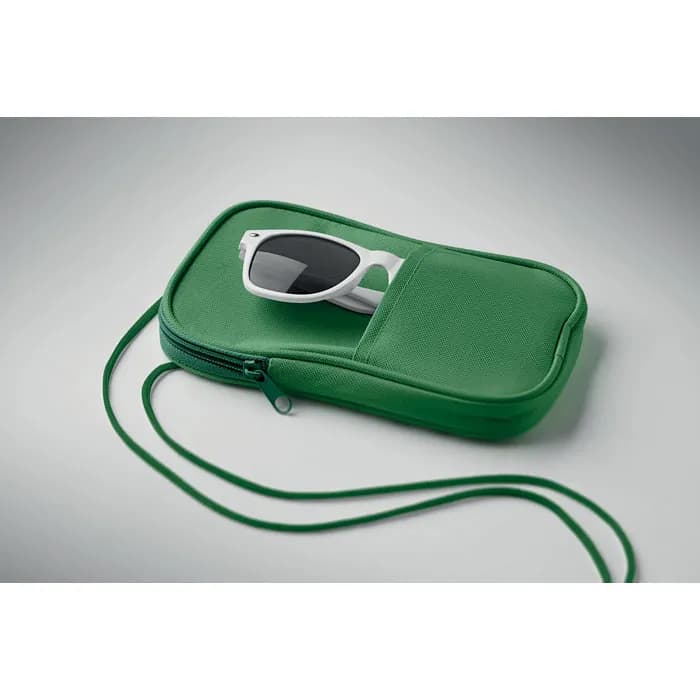 Crossbody-Reisetasche RPET - KOROVIN POUCH - Grün