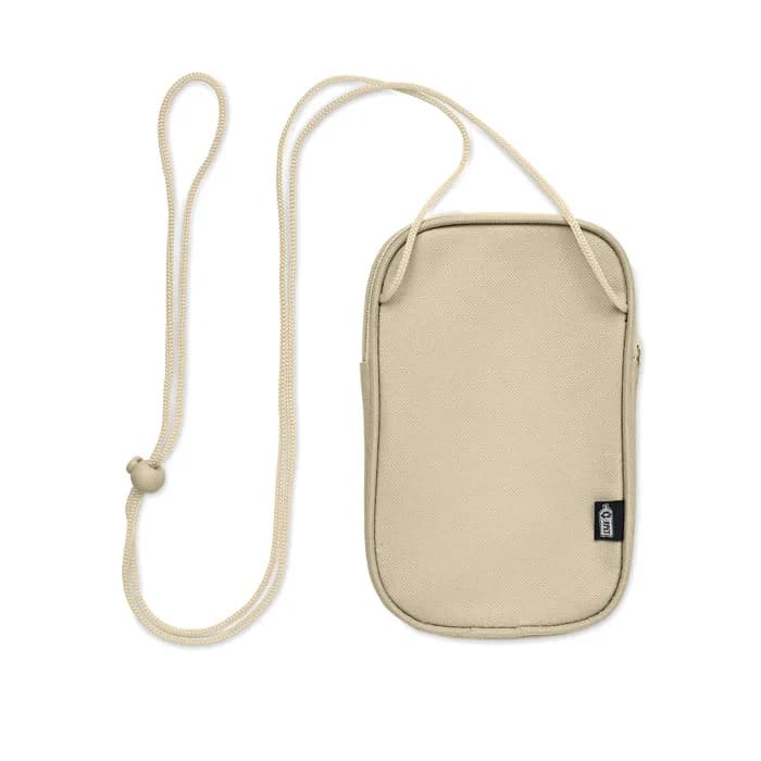 Crossbody-Reisetasche RPET - KOROVIN POUCH - Beige