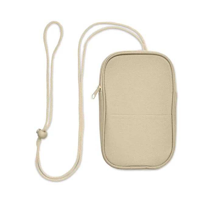 Crossbody-Reisetasche RPET - KOROVIN POUCH - Beige