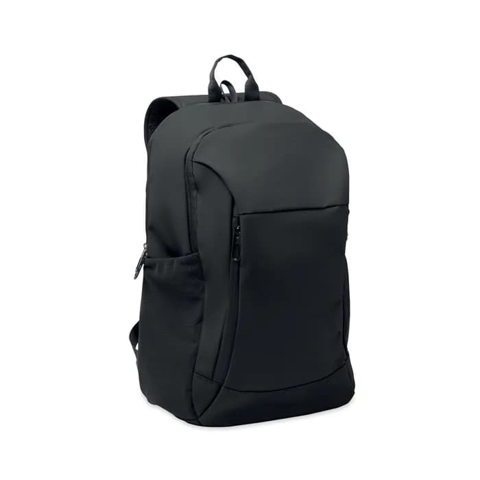 15" Laptop-Rucksack PU - KOROVIN - Schwarz