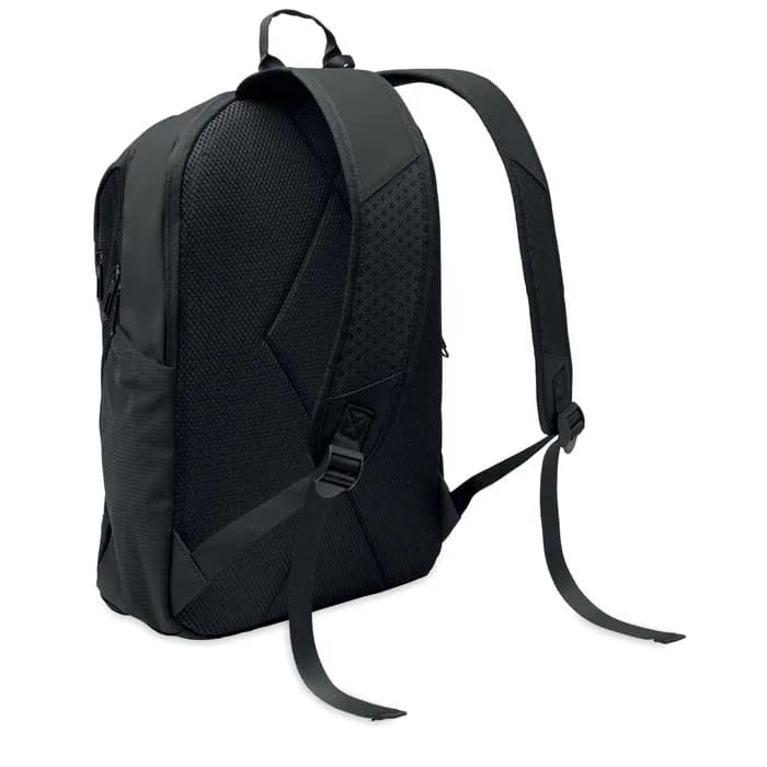 15" Laptop-Rucksack PU - KOROVIN - Schwarz