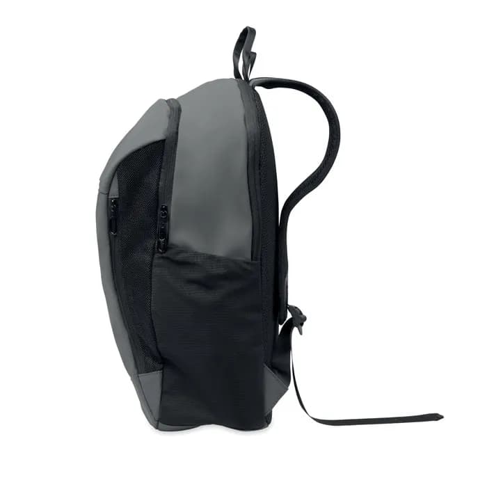 15" Laptop-Rucksack PU - KOROVIN - Steingrau