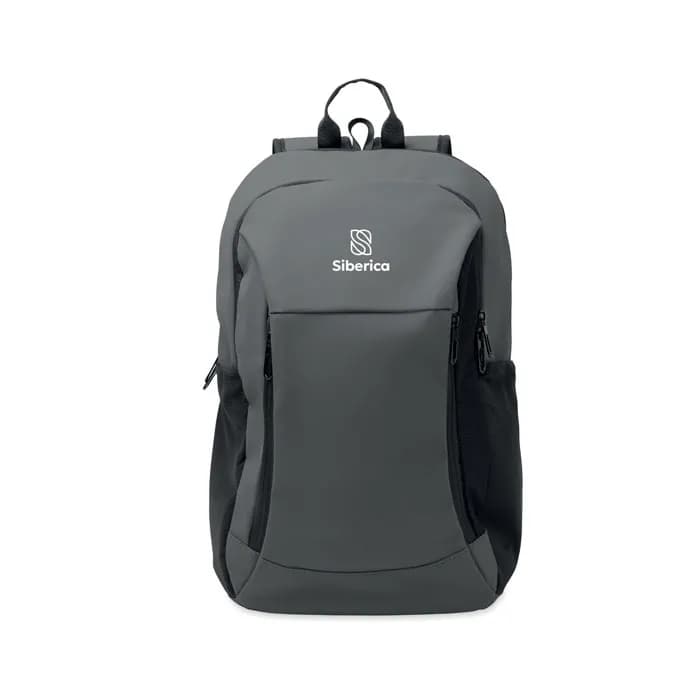 15" Laptop-Rucksack PU - KOROVIN - Steingrau