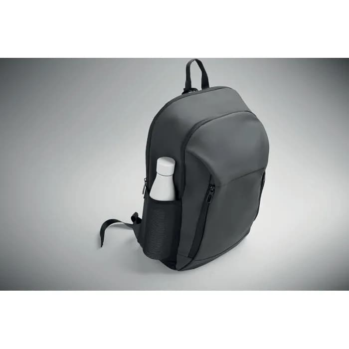 15" Laptop-Rucksack PU - KOROVIN - Steingrau