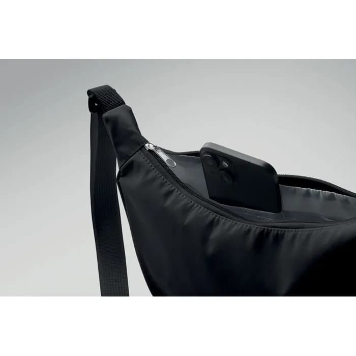 Half-Moon Umhängetasche - KOROVIN CROSS - Schwarz