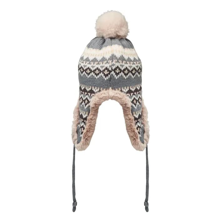 Gestrickte Ohrenmütze - YULONG - Grau