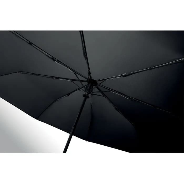 Windproof Regenschirm 21" - UMKRAB - Schwarz