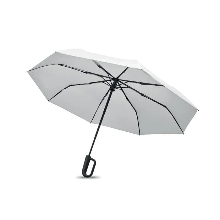Windproof Regenschirm 21" - UMKRAB - Weiß
