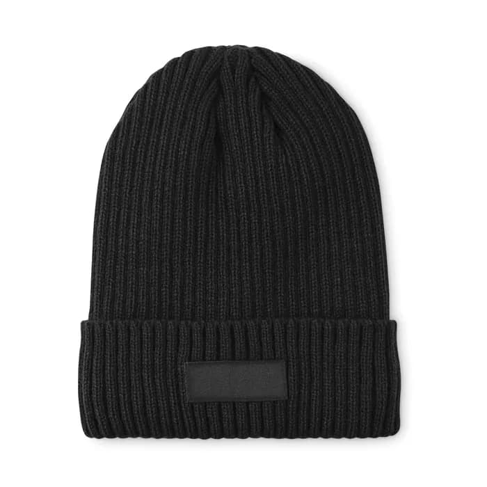 3M-Beanie mit Bündchen - ANVIK - Schwarz