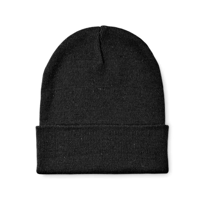 Beanie mit Bündchen - BEANIX - Schwarz