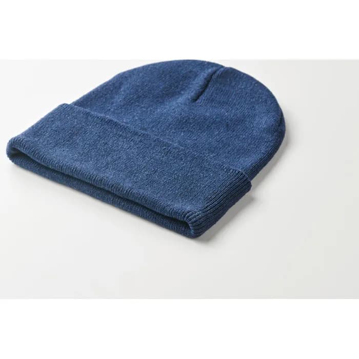 Beanie mit Bündchen - BEANIX - Blau