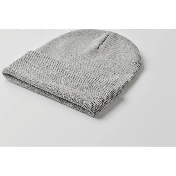 Beanie mit Bündchen - BEANIX - Grau