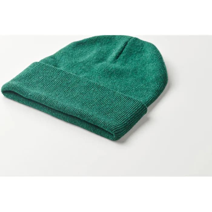 Beanie mit Bündchen - BEANIX - Dunkelgrün