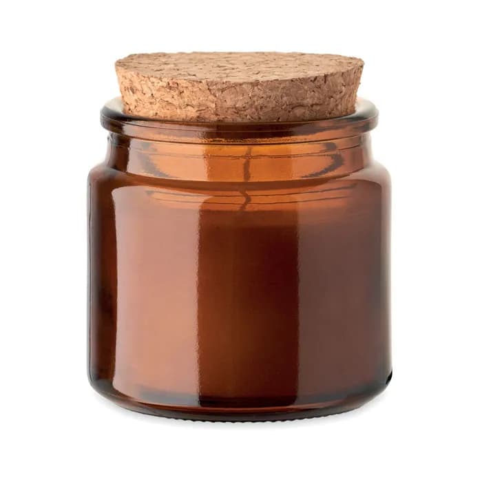 Kerze aus Pflanzenwachs 70g - VALO - Braun